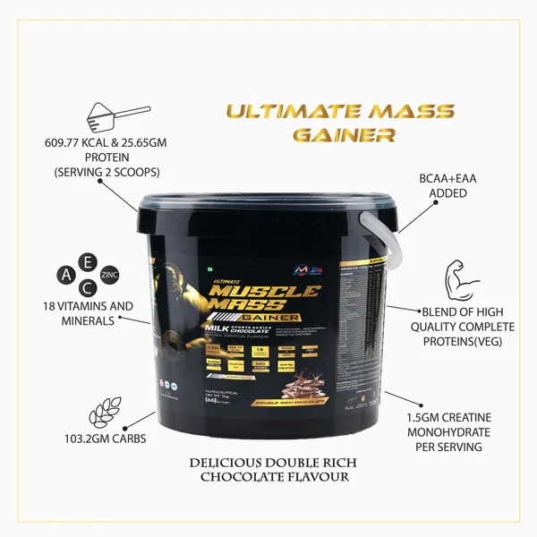 5Kg Chocolate Flavour Mass Gainer