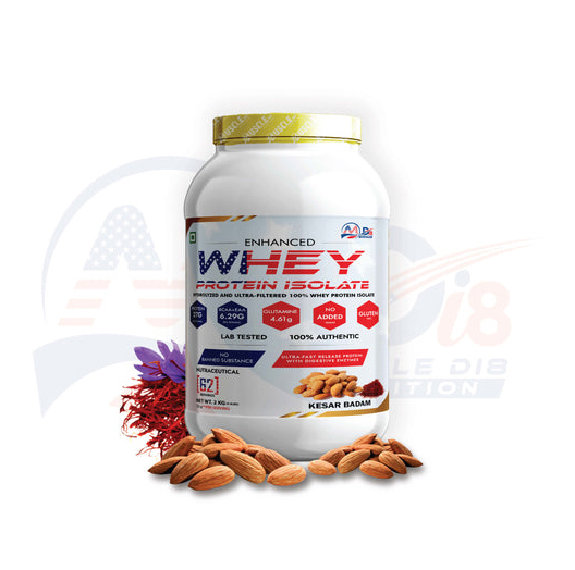 Kesar Badam Flavour Isolate Whey Protein