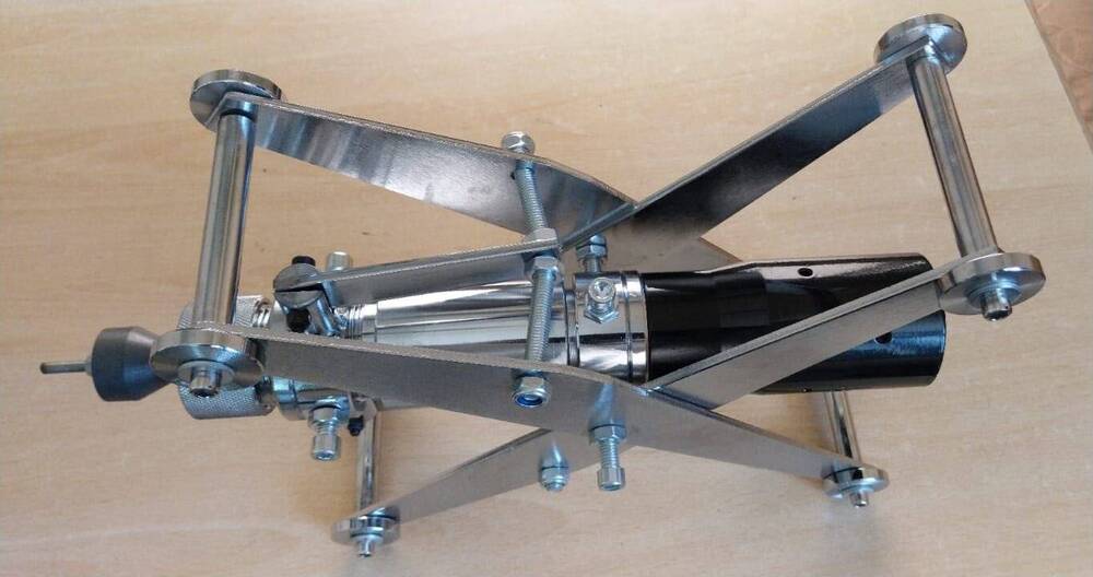 Internal Pipe Blasting Tool - Color: Silver