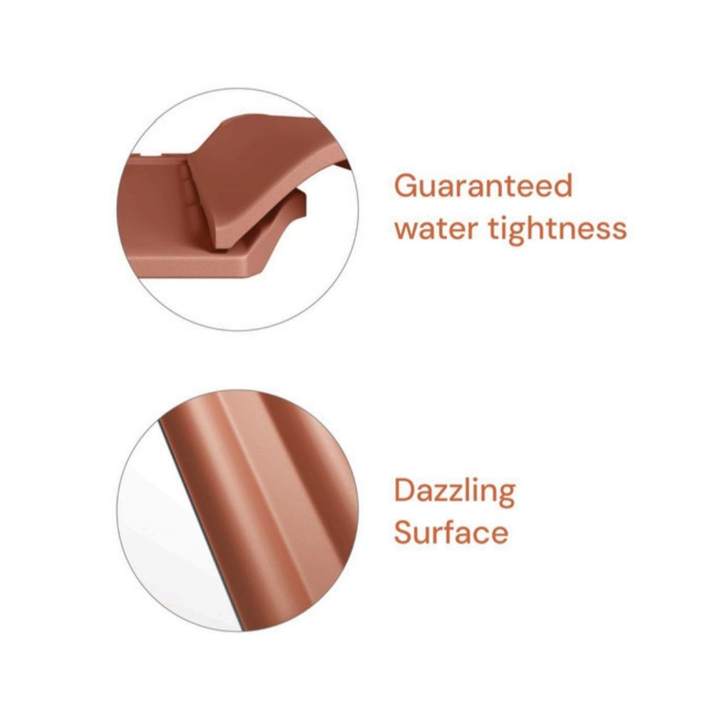 Ceramic Roof Tile Teracotta colour Elbano series