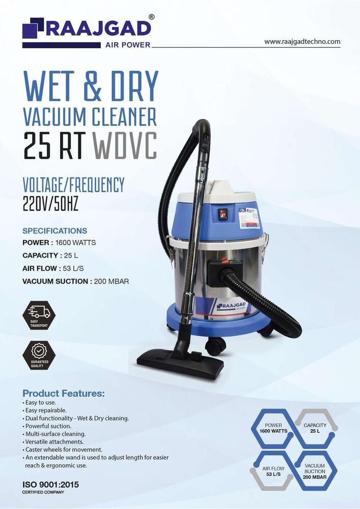 RT-25 WDVC Wet & Dry Vacuum Cleaner