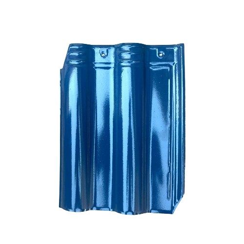 Ceramic Roof Tile Blue Color Elbano Series - Color: Teracotta