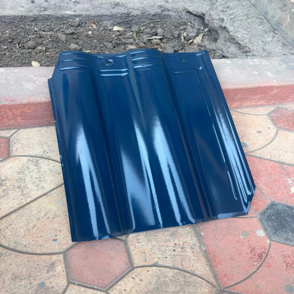 Ceramic Roof Tile Blue Color Elbano Series