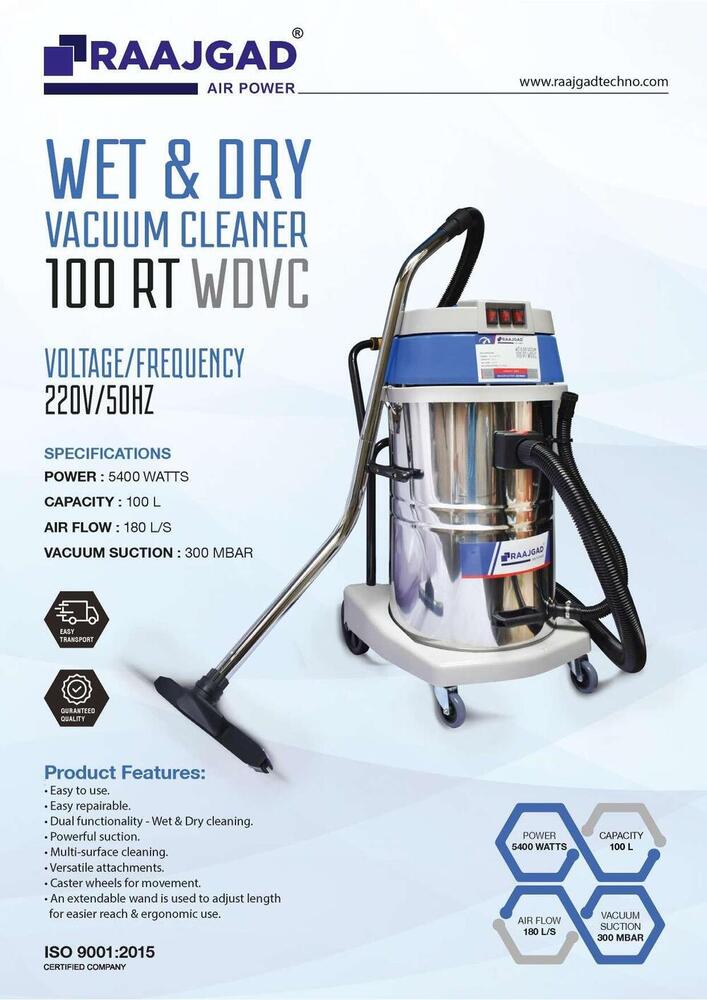 RT-100 WDVC Wet & Dry Vacuum Cleaner