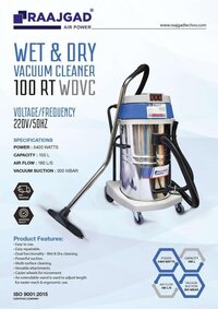 RT-100 WDVC Wet & Dry Vacuum Cleaner