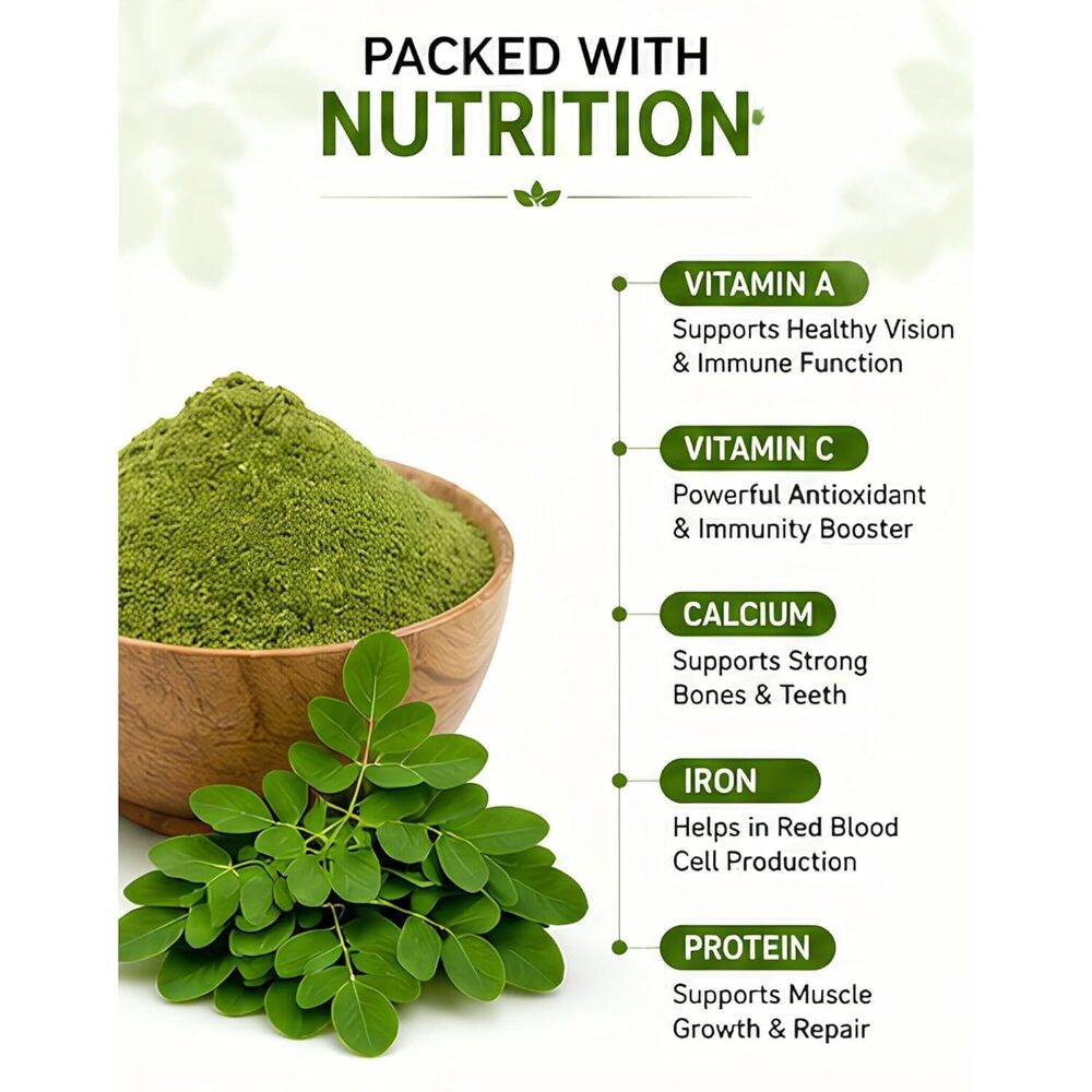 Moringa Powder Natural Drumstick Leaves Powder