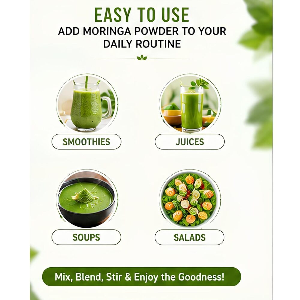 Moringa Powder Natural Drumstick Leaves Powder