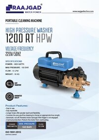 RT-1000-C HPW High Pressure Washer