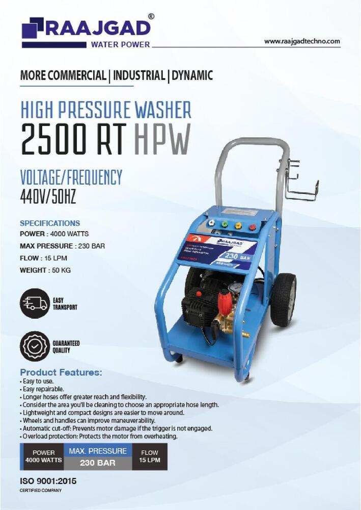 RT-1200 HPW High Pressure Washer