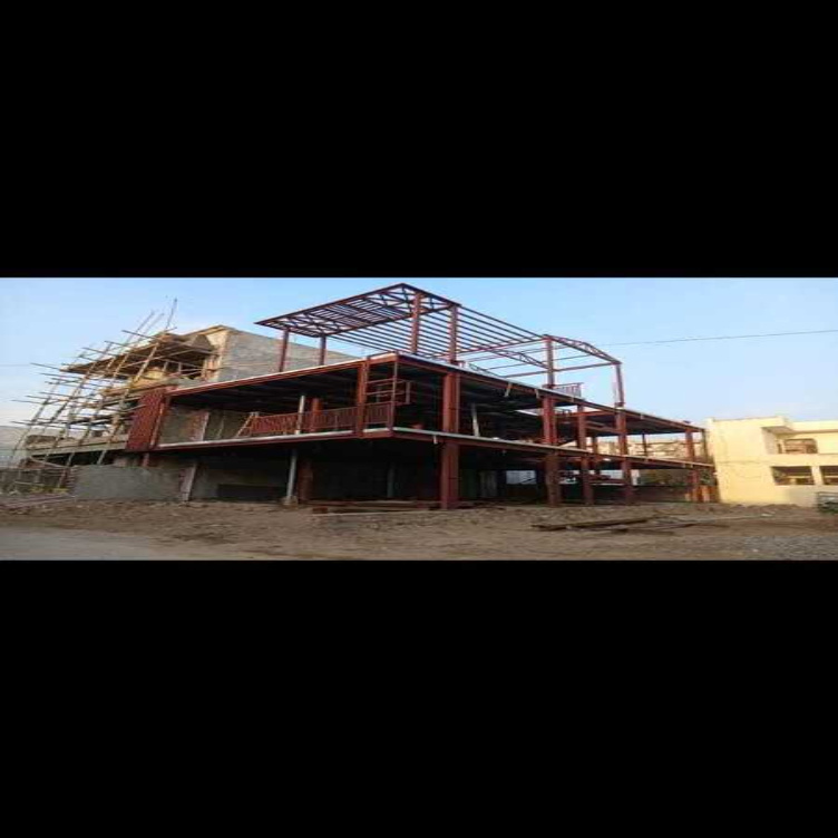 Steel Deck Slab Structure - Color: Red Oxide Primer Coated (Steel) / As Per Finish