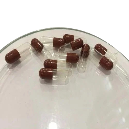 Maroon Transparent HPMC Veg Capsules