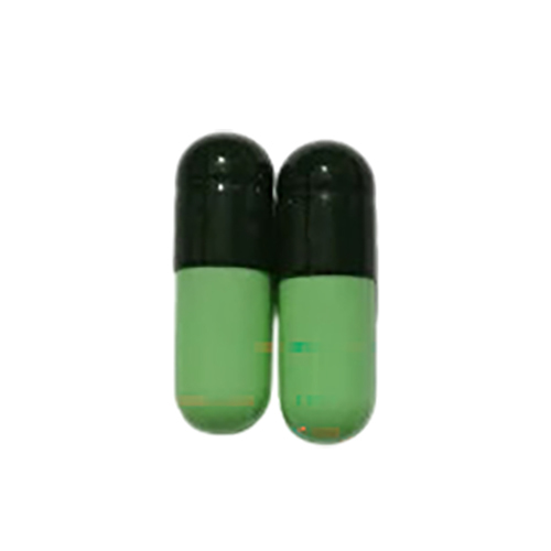 Veg Green Black Capsules - Filling Capacity: Approx. 400 - 500 Mg (Size 0)