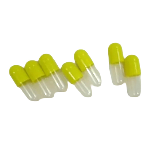 Yellow White Empty Capsule - Filling Rate: Manual Or Machine Fillable