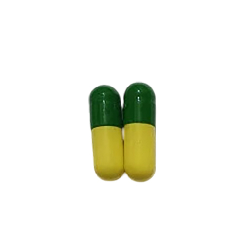 yellow green empty capsule