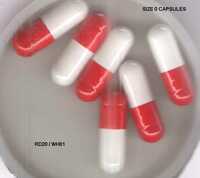 Red and White Empty Capsules