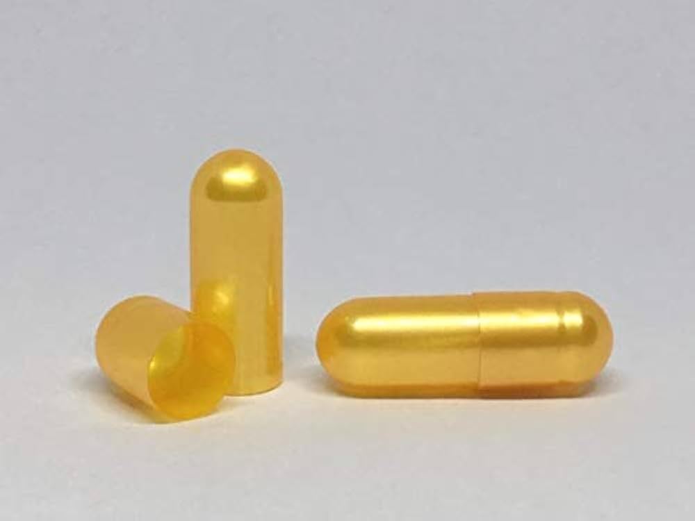 Golden Color Empty Capsules