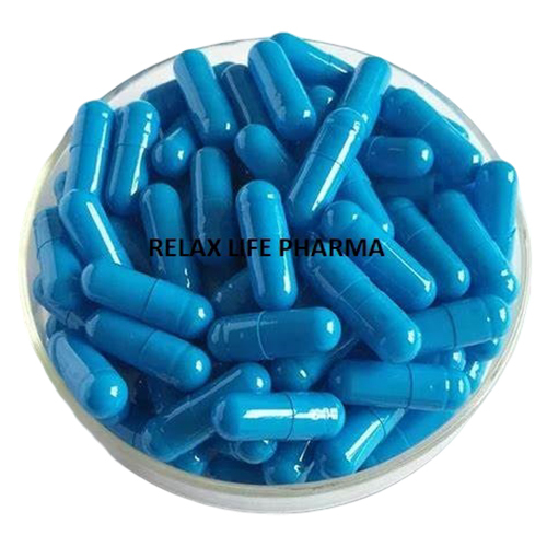 Blue Empty Capsules - Filling Capacity: About 400 Mg (Size 0)