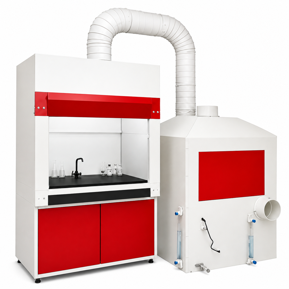 Laboratory Fume hood with Scrubber
