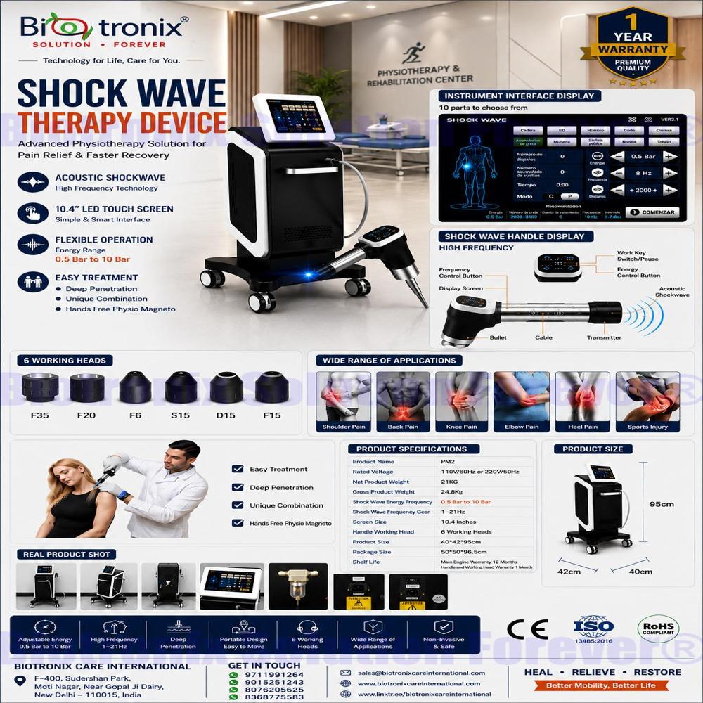 Professional Shockwave Machine for Musculoskeletal Therapy