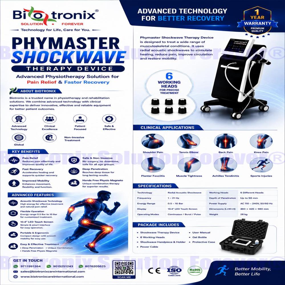 Professional Shockwave Machine for Musculoskeletal Therapy