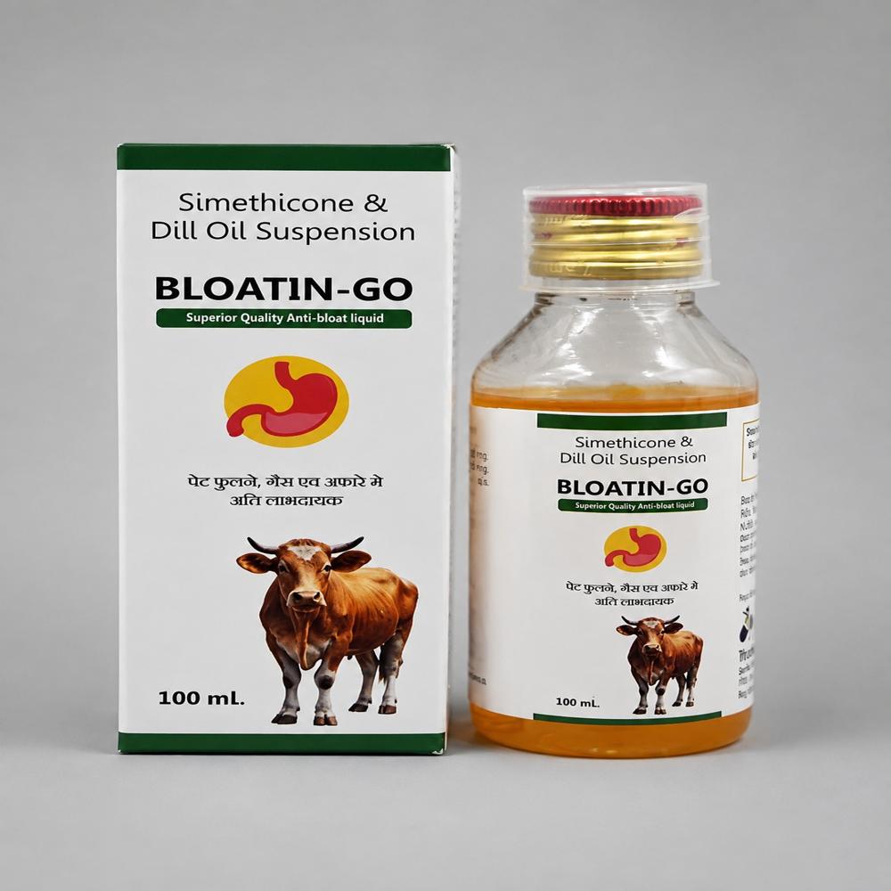 Simethicon 50 Mg Dill Oil 25 Mg Base Q.S / Bloatin-Go - 100 Ml - Ingredients: Chemicals