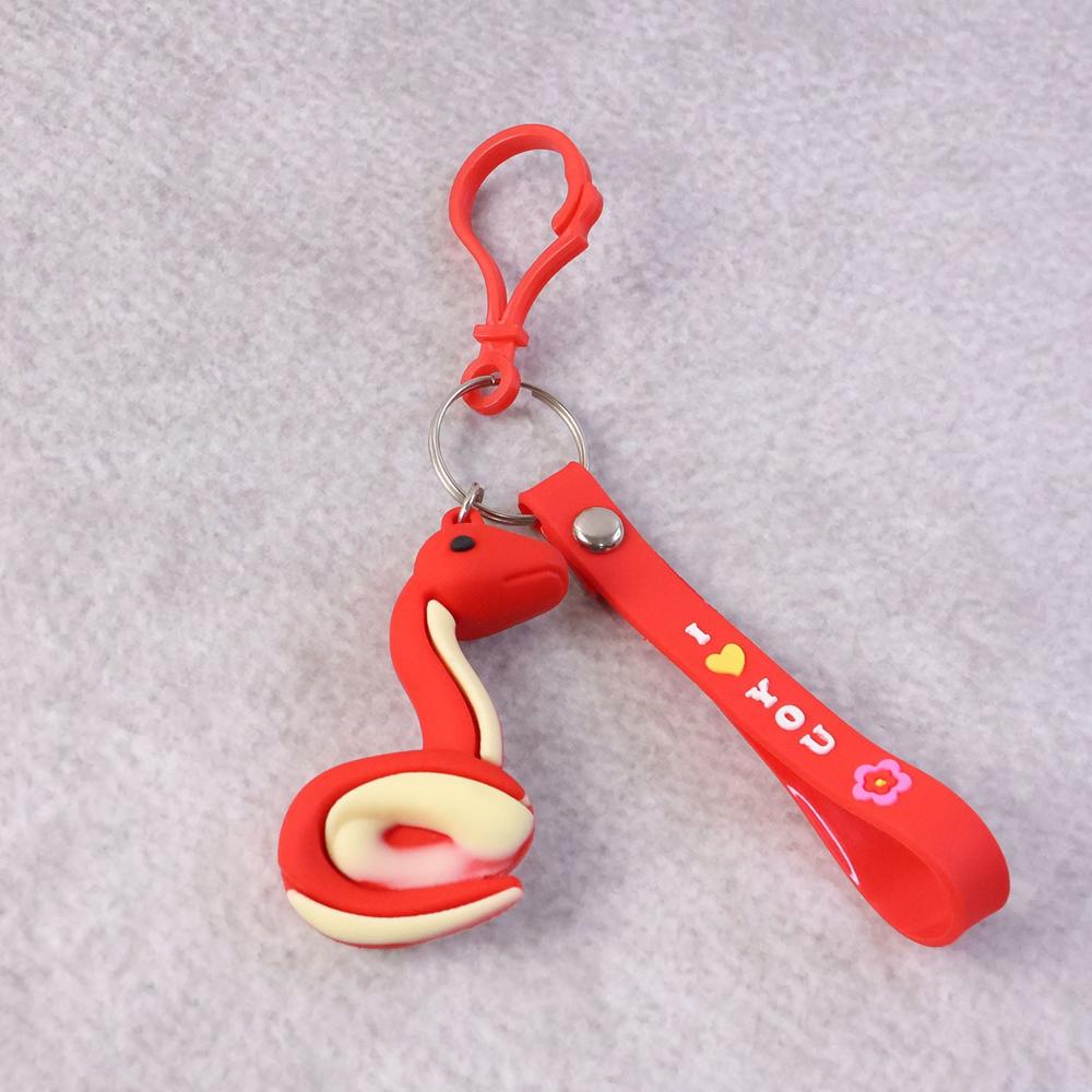 Cute Cartoon Snake Keychain (1 Pc) - Application: As Per Product Requirement