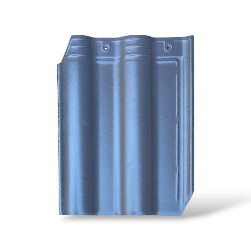 Dove Light Gray Ceramic Roof Tile - Color: Teracotta