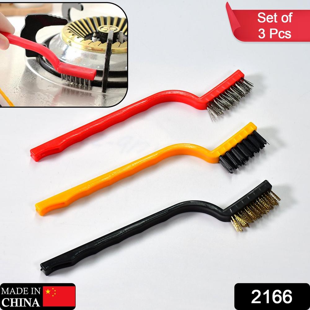 3-Piece Mini Wire Brush Set: Tackle Tough Cleaning Jobs (Multi-Material) - Application: As Per Product Requirement