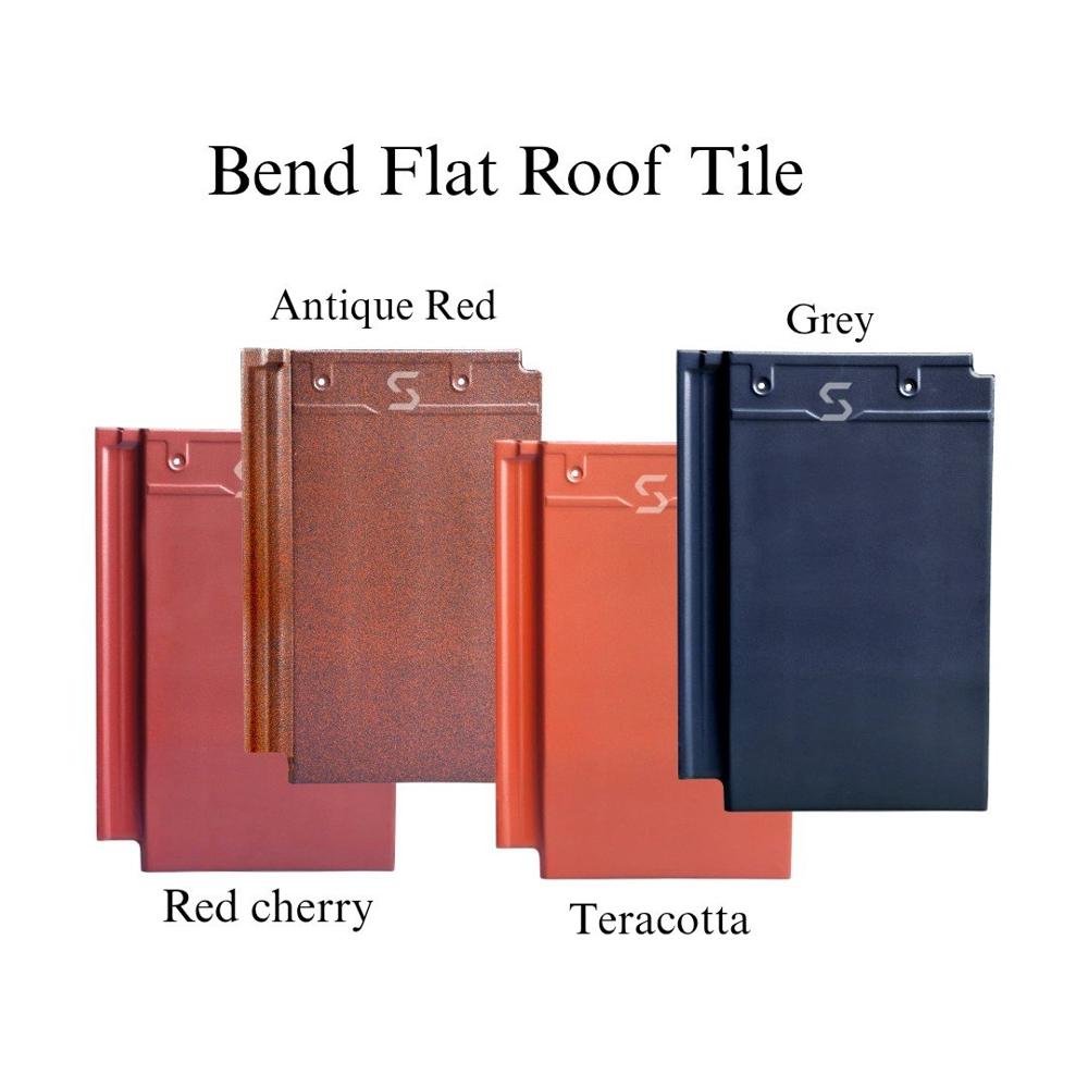 Plain Flat Roof Tile - Color: Teracotta