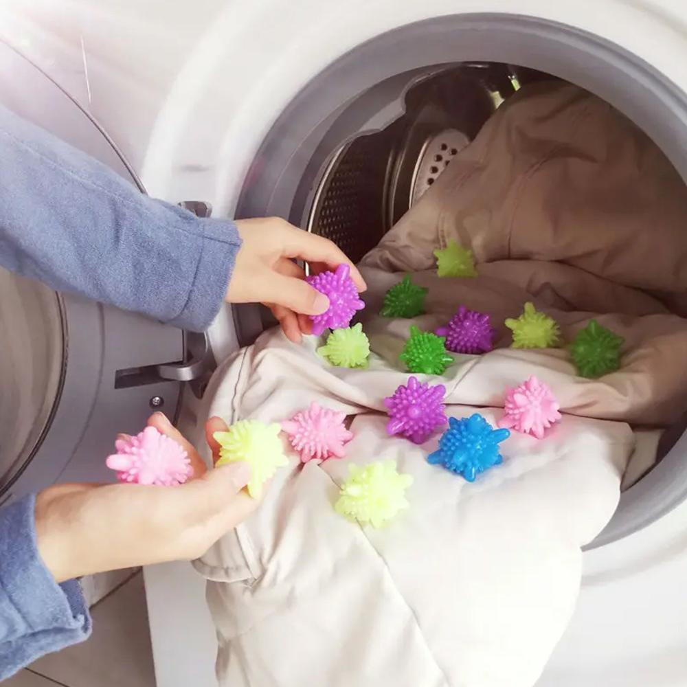 Soft Star Laundry Dryer Balls 10-piece Multi-color Clothes Softener - Application: As Per Product Requirement