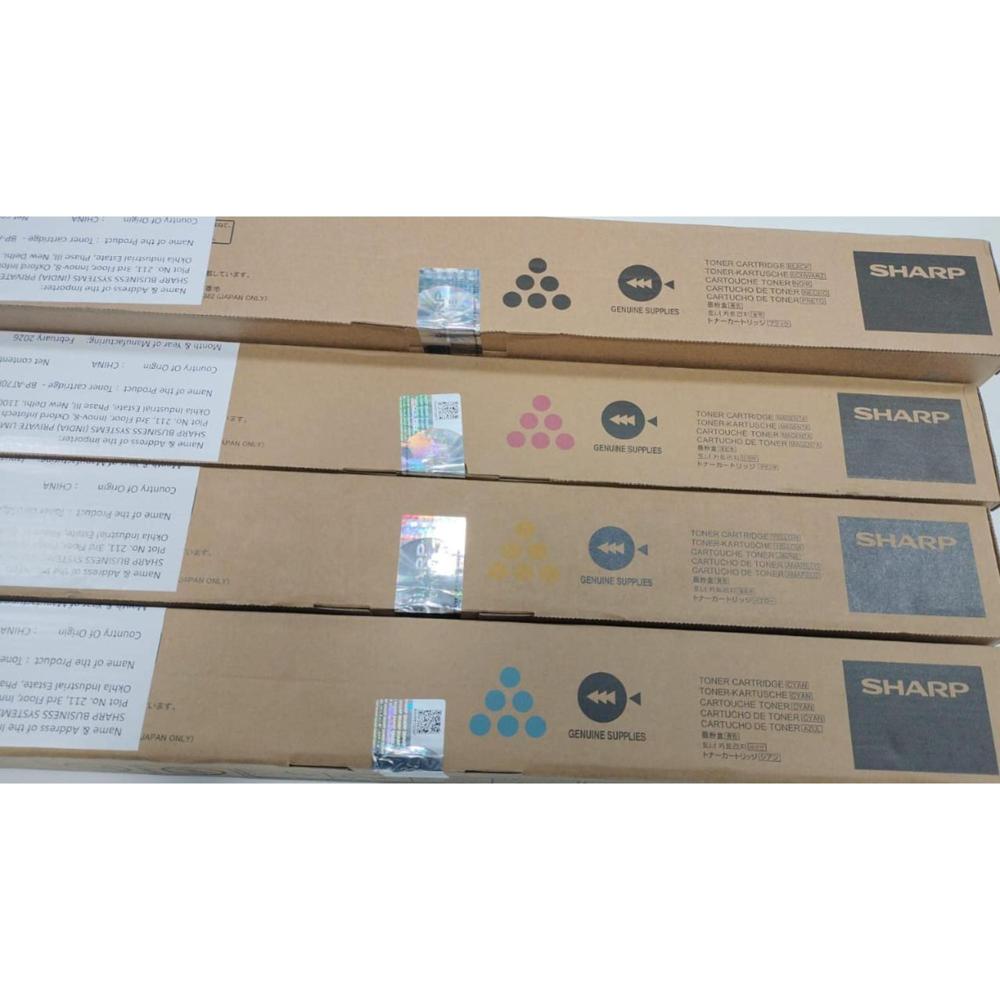 SharpToner Cartridges BP-AT70BA :BLACK , BP-AT70CA : CYAN , BP-AT70MA : MAGENTA, BP-AT70YA : YELLOW