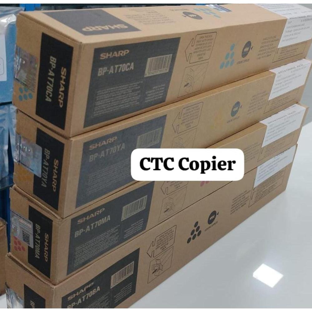SharpToner Cartridges BP-AT70BA :BLACK , BP-AT70CA : CYAN , BP-AT70MA : MAGENTA, BP-AT70YA : YELLOW
