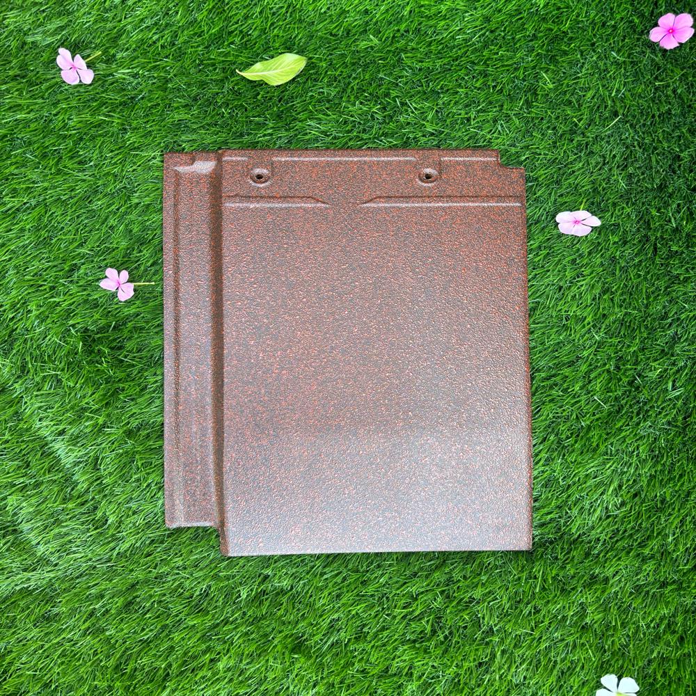 Plain Flat Antique Red Color Roof Tile