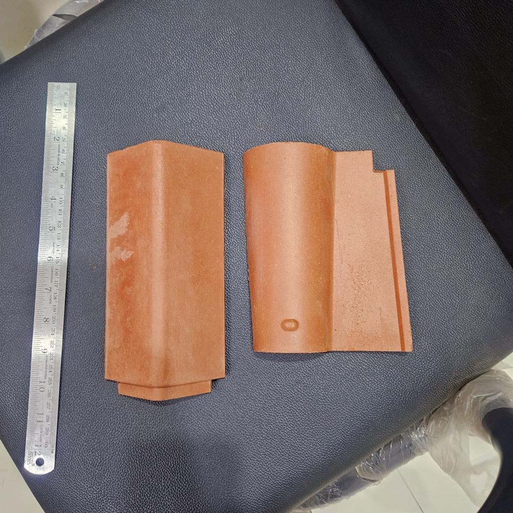 Mini Taylor Clay Roofing Tile - Color: Teracotta Red