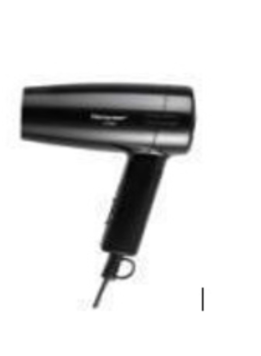 Black Hair Dryer - Power: Power Supply: 220-240V 50Hz-60Hz 1200W Watt (W)