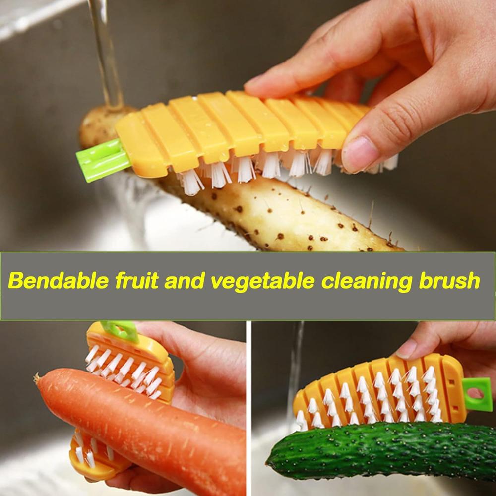 Plastic Fruit & Vegetable Brush (1 Pc) - Application: As Per Product Requirement