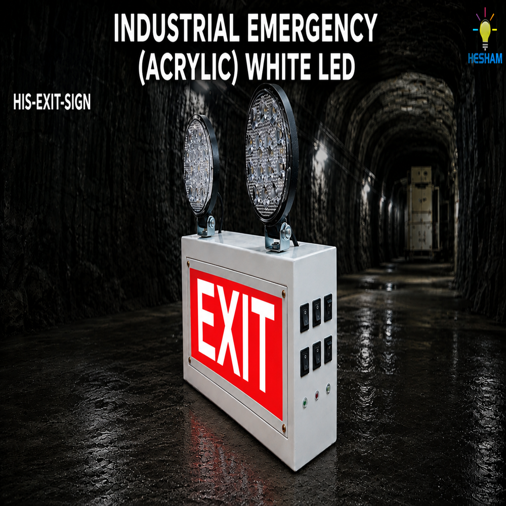 Industrial Emergency Acrylic White Led 
