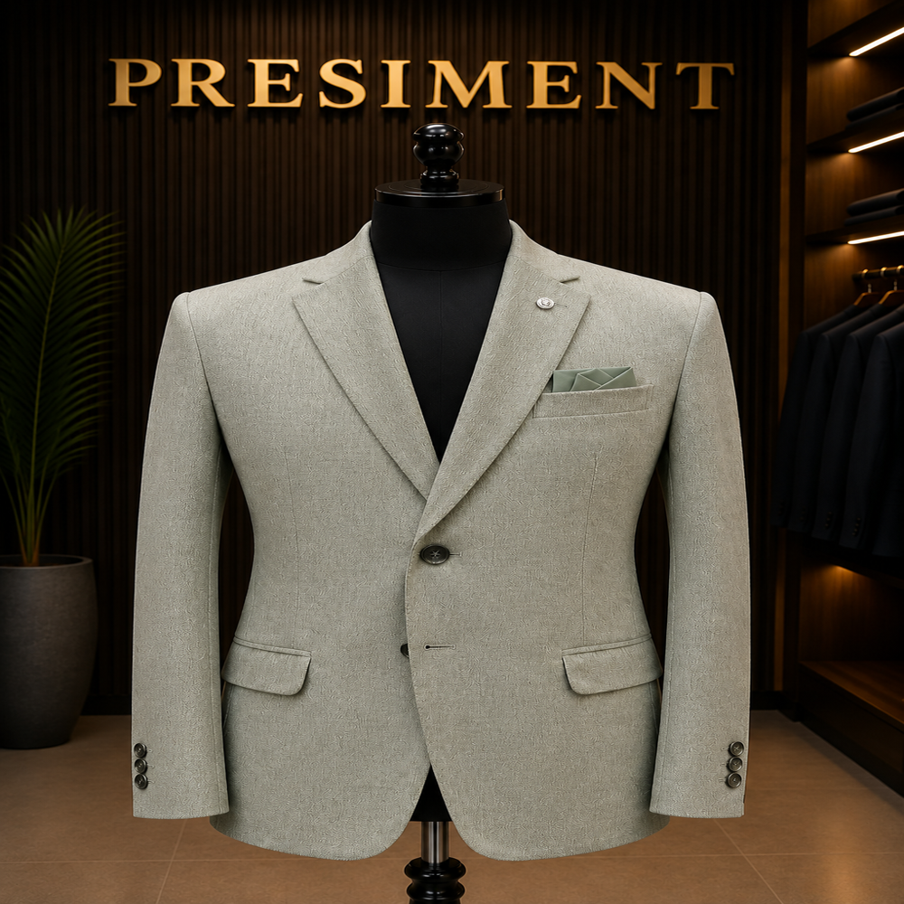 Regular Fit Formal Velvet Blazer for Wedding & Reception party wear