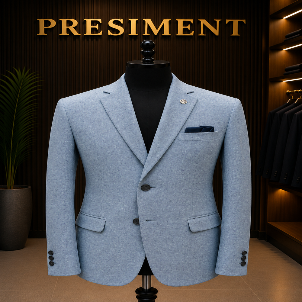 Regular Fit Formal Velvet Blazer for Wedding & Reception party wear