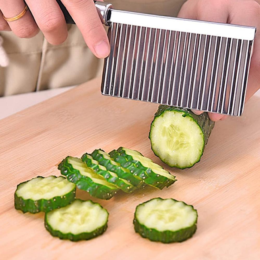 Stainless Steel Crinkle Cutter Knife For Salad And Vegetables - Application: As Per Product Requirement