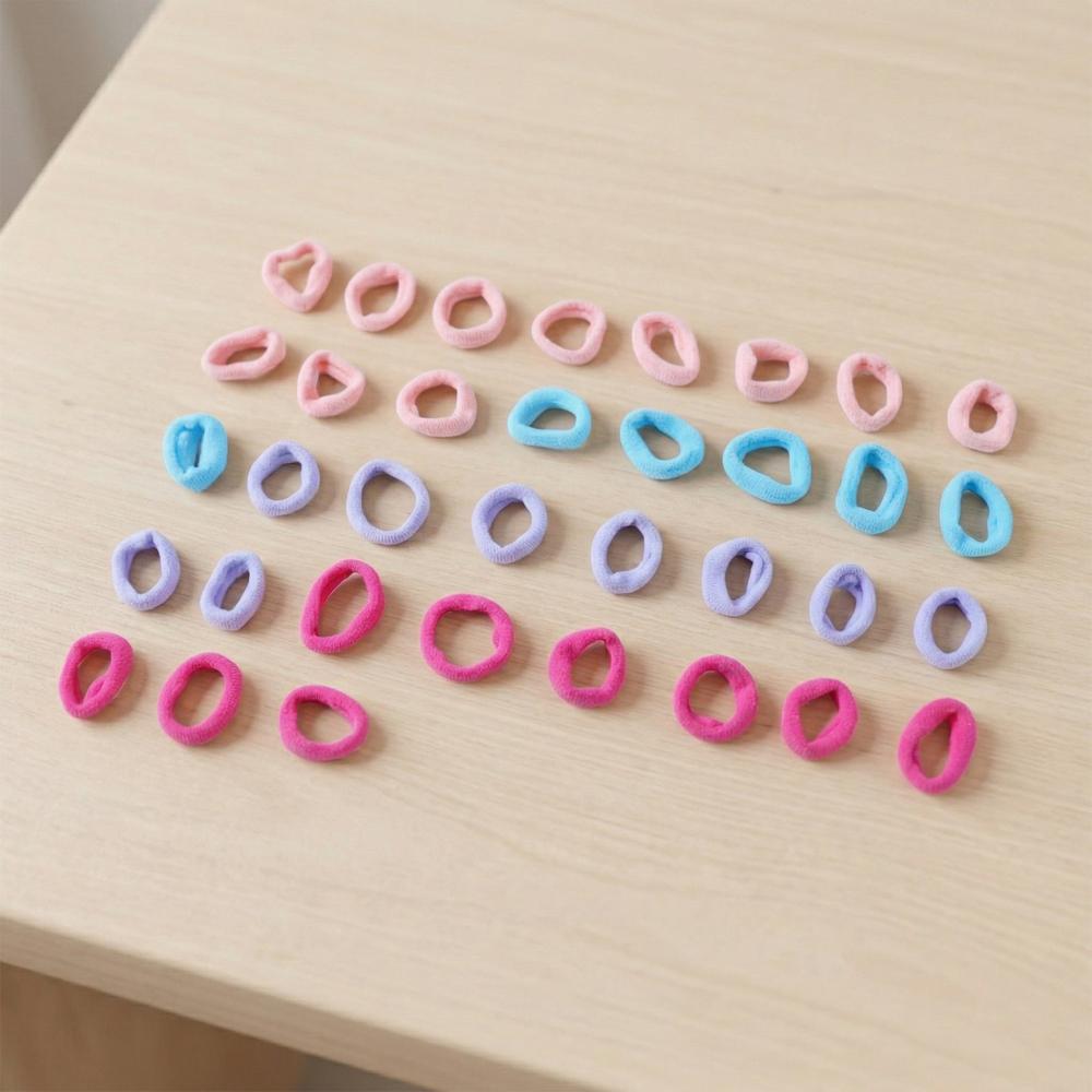 Soft Elastic Hair Bands 35 Pc Set Stretchable No Damage Hair Ties - Application: As Per Product Requirement