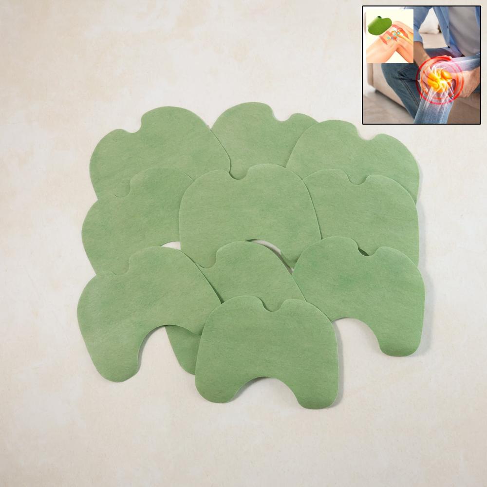Knee Relief Patch Set Herbal-Infused Adhesive Patches (10 Pc Set)
