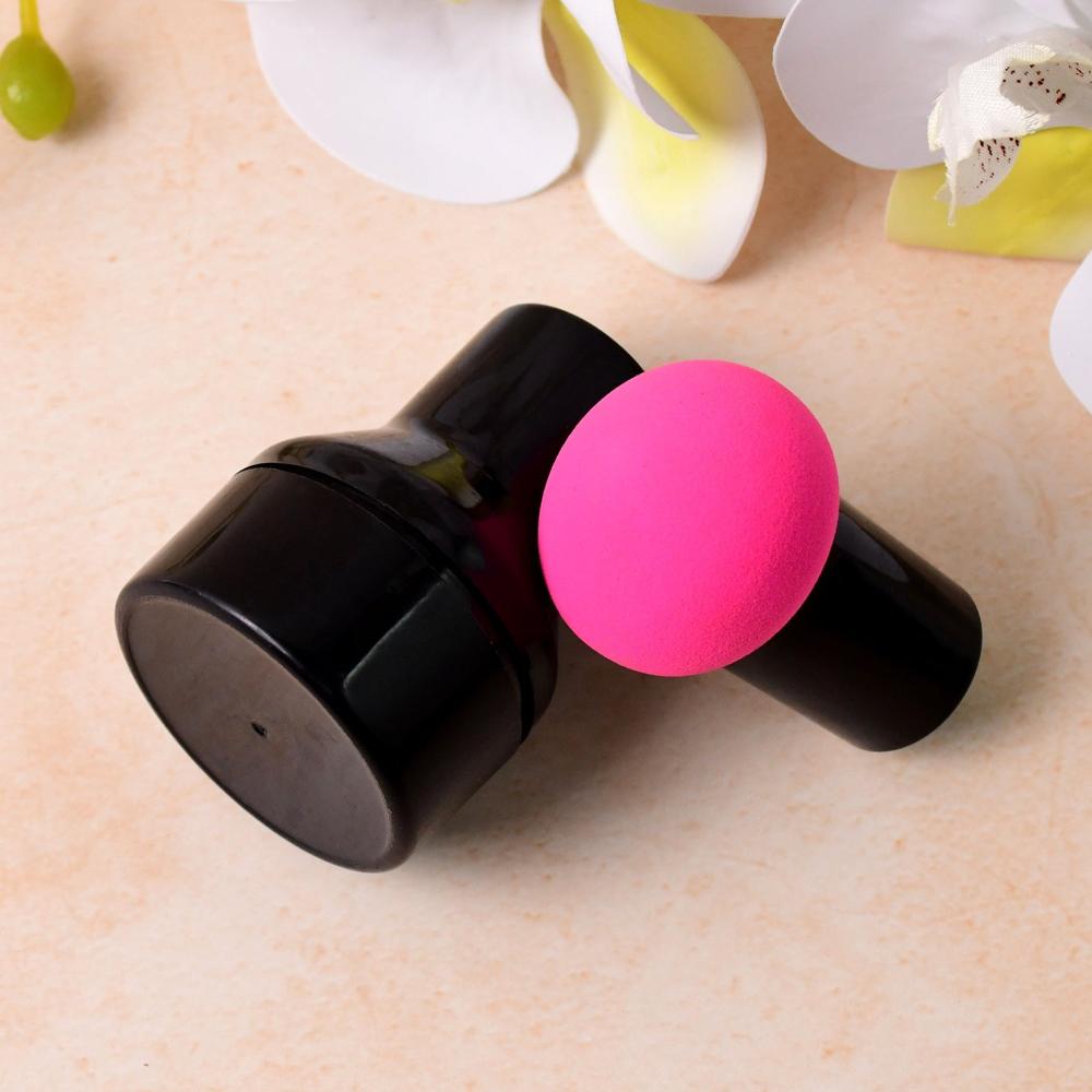 Professional Makeup Sponge Puff With Handle (1 Pc) - Age Group: As Per Product Requirement