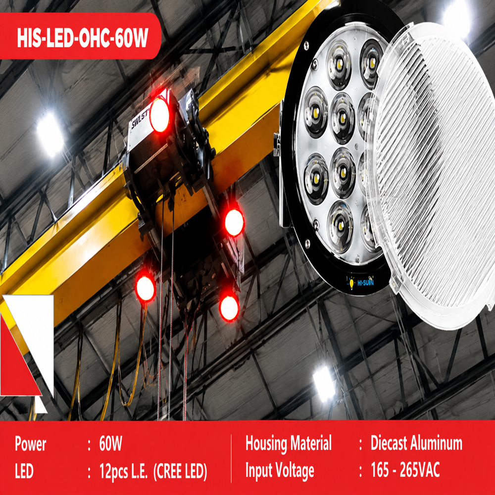 Overhead Crane Warning Light (HIS-LED-OHC-60W)