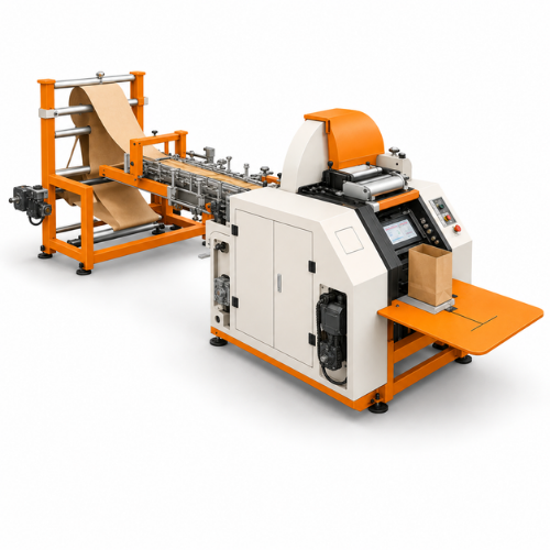 White Kraft Paper Bag Making Machine - Automatic Grade: Automatic