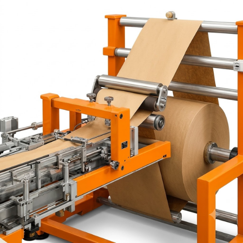 White Kraft Paper Bag Making Machine - Automatic Grade: Automatic