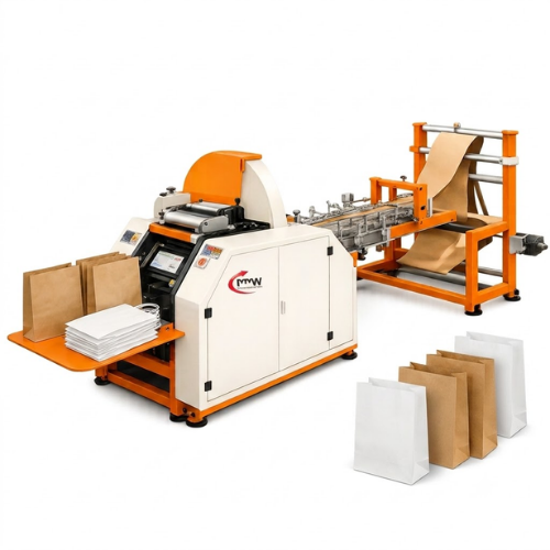 White Kraft Paper Bag Making Machine - Automatic Grade: Automatic