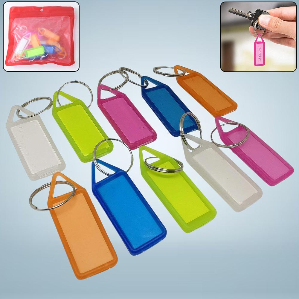 10 Pc Keychain Tag Label Used For Decorative Purpose On Keys And All - Application: As Per Product Requirement
