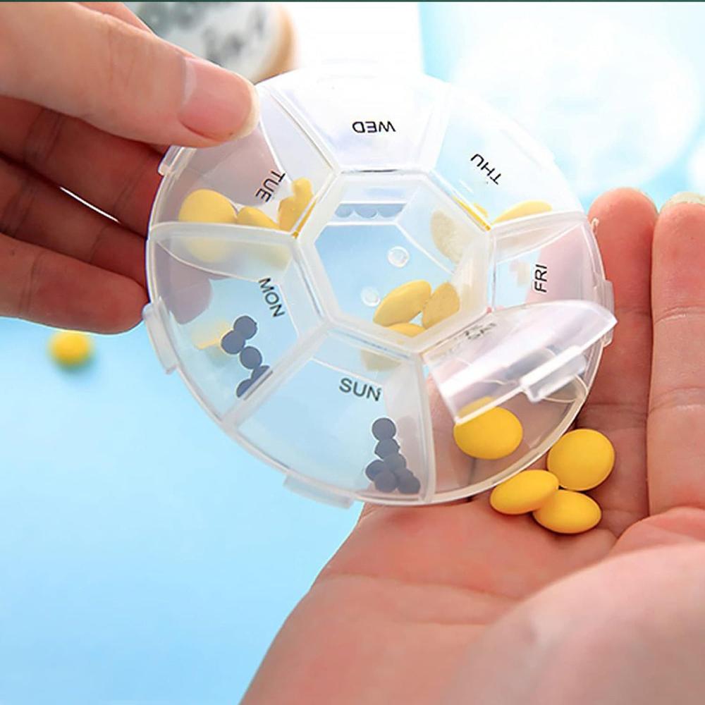 7-Sided Portable Pill Box Medicine Planner Small Case - Age Group: As Per Product Requirement