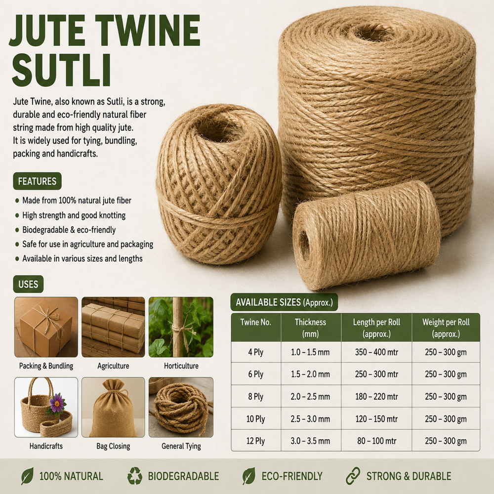 JUTE TWINE SUTLI